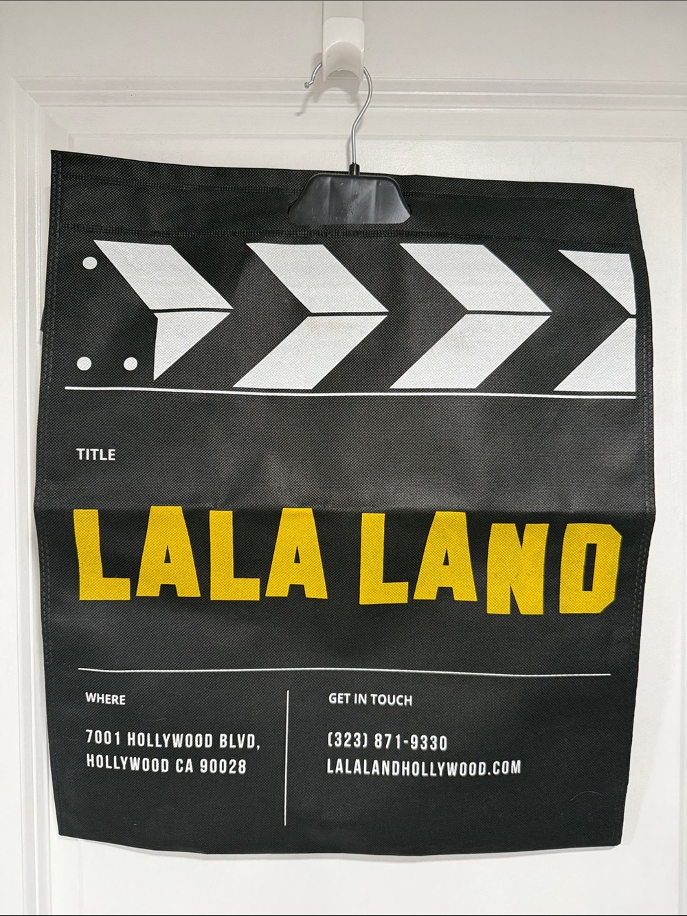 LALA LAND Black & Yellow Tote Bag